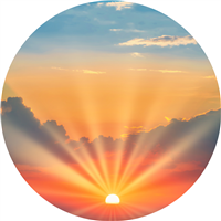 The Art of Reading: Paint or Draw a Sunset Badge