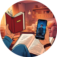 Artful Readers: Read a Book that Became a Movie Badge