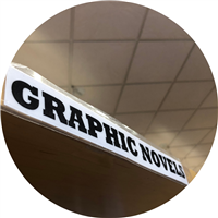Artful Readers: Read a Graphic Novel Badge